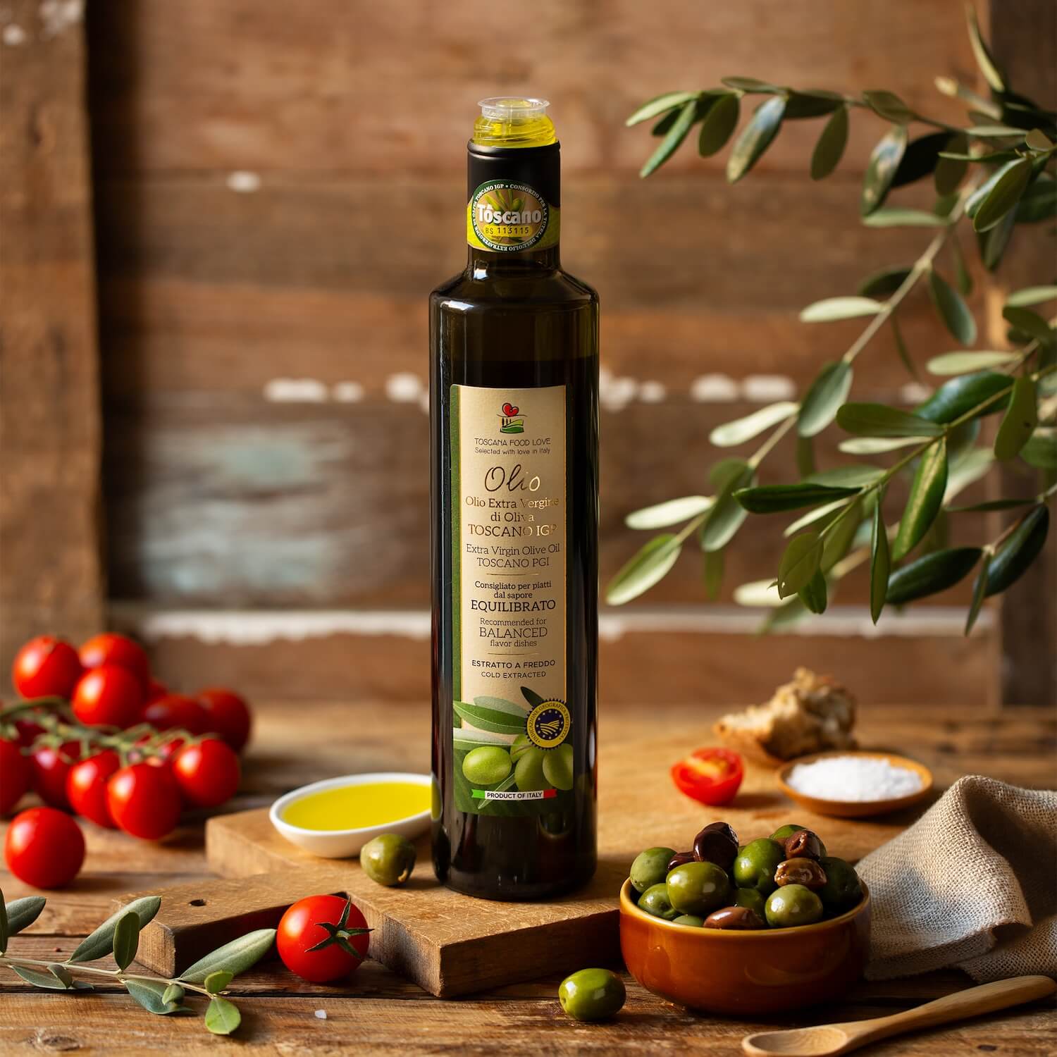 Extra Virgin Olive Oil Toscano PGI | Balanced & Versatile - EMILIA