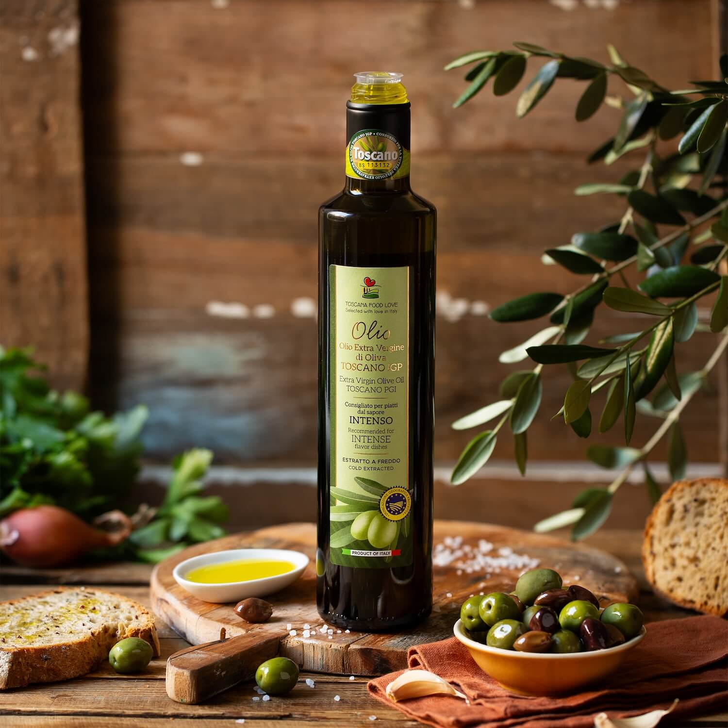 Tuscan Olive Oil Trio | Toscano PGI Light, Chianti DOP & Intense