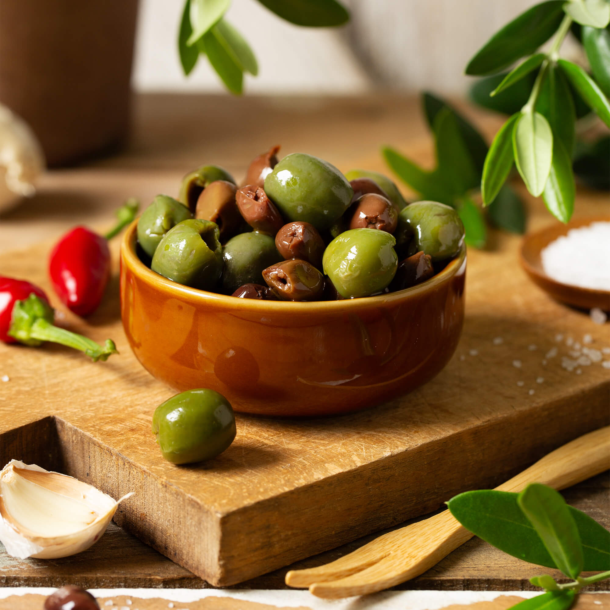 Tuscan Olive Quartet | 4 Authentic Olive Varieties | TOSCANA FOOD
