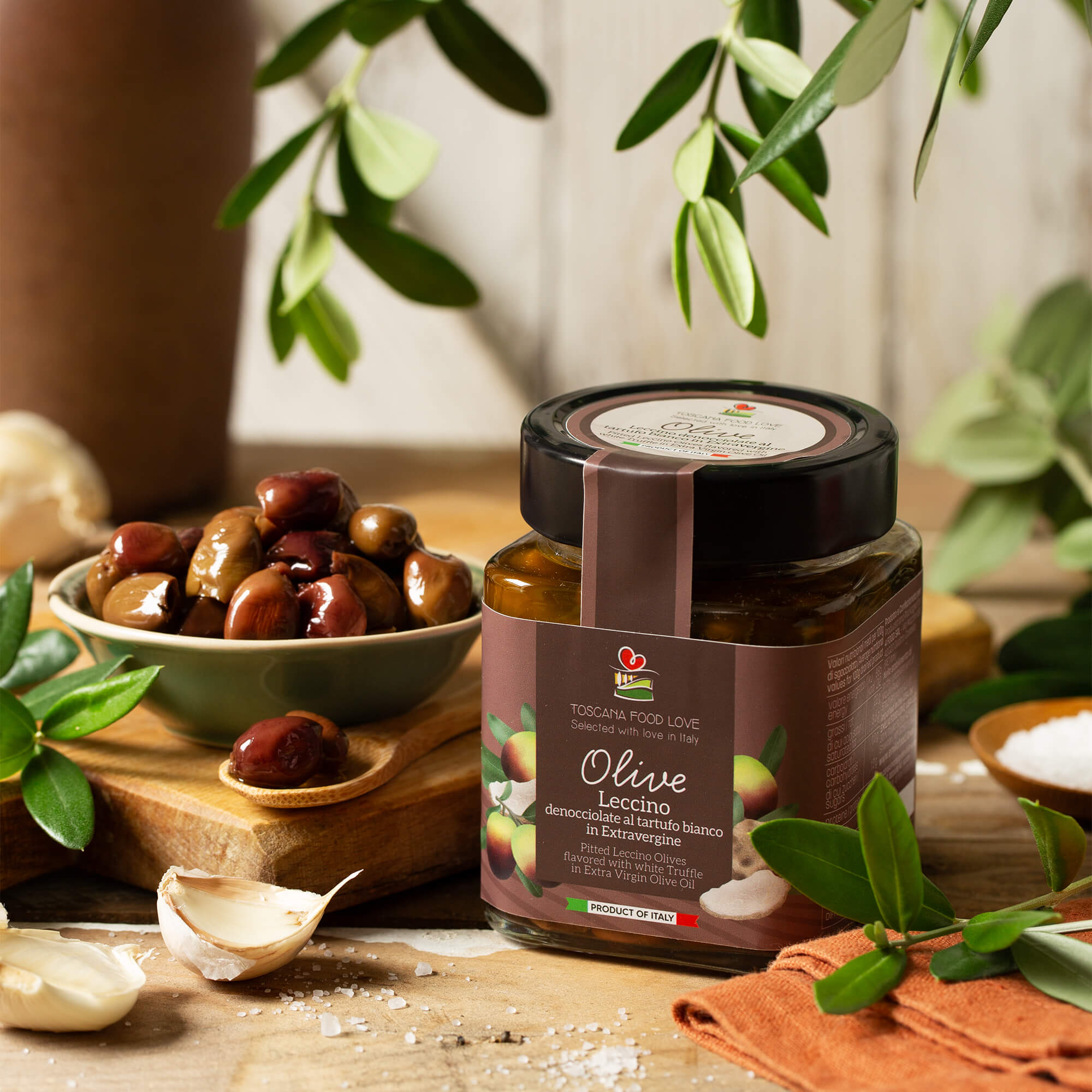 Tuscan Olive Quartet | 4 Authentic Olive Varieties | TOSCANA FOOD