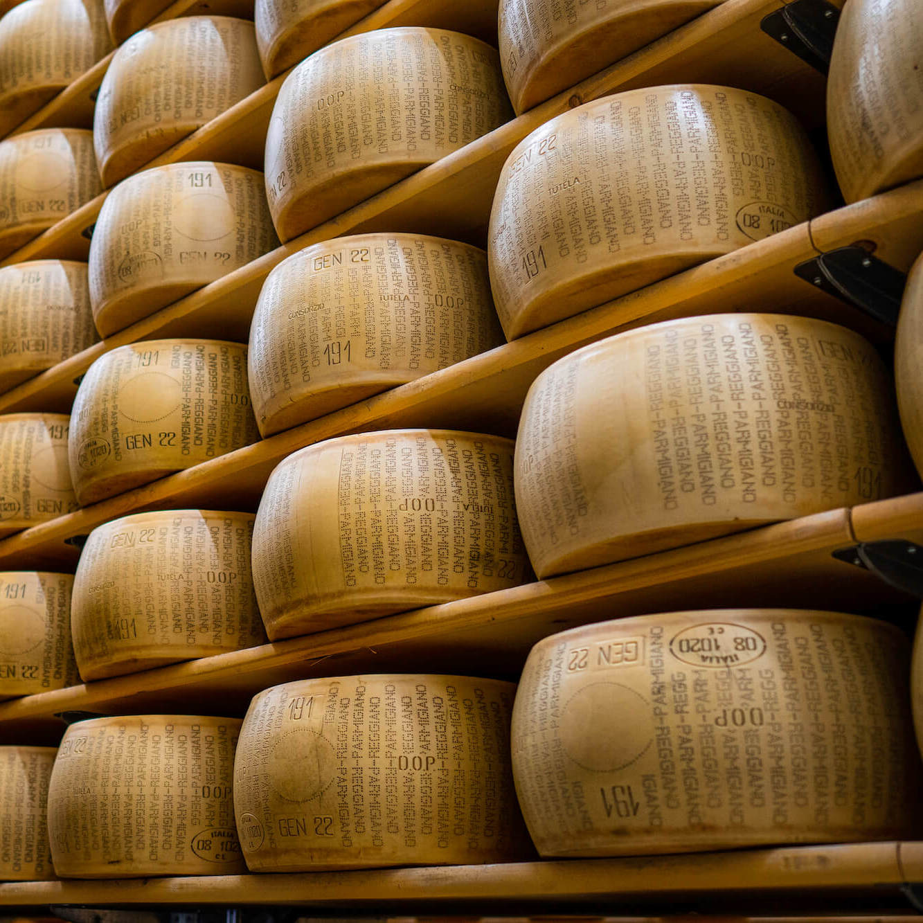 Parmigiano Reggiano DOP Whole and Half Cheese Wheels 72 Months / Whole Wheel 80/88 lbs (36/40 kg)