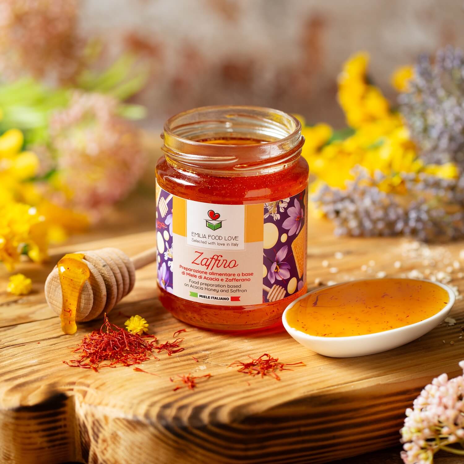 Zaffiro - Acacia Honey and Saffron Preparation | Emilia Food Love