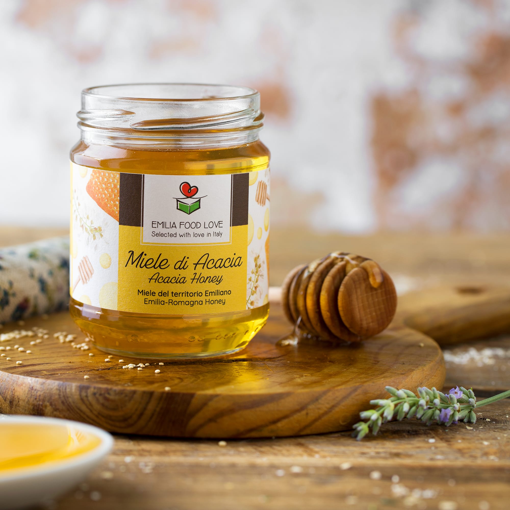 Italian Acacia Honey | Emilia Food Love - EMILIA FOOD LOVE USA
